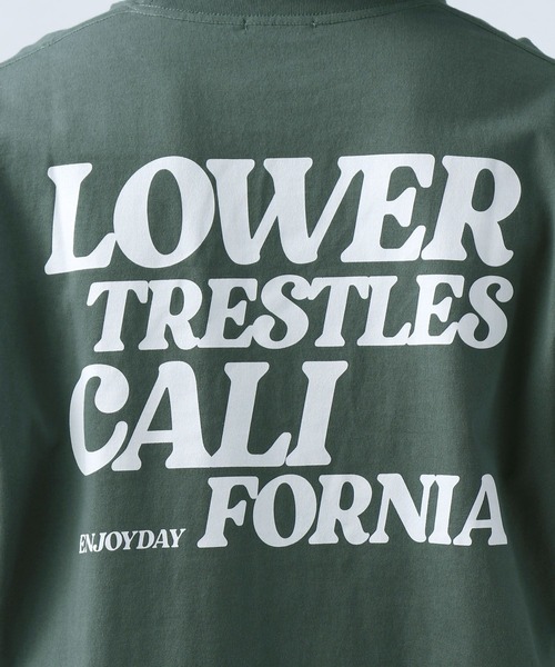 BAYFLOW(ベイフロー)の「バックプリントL/S TEE(Tシャツ/カットソー・メンズ・グリーン/ベージュ/ホワイト/ブラック・LARGE/MEDIUM)」の15枚目の写真