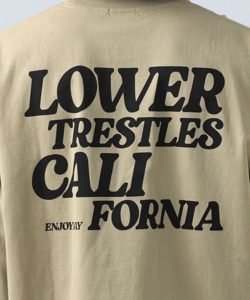 BAYFLOW(ベイフロー)の「バックプリントL/S TEE(Tシャツ/カットソー・メンズ・グリーン/ベージュ/ホワイト/ブラック・LARGE/MEDIUM)」の13枚目の写真