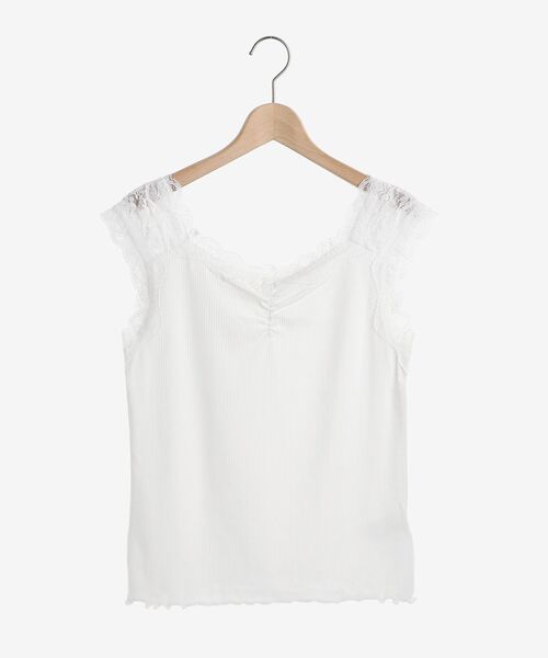 MAJESTIC LEGON（マジェスティックレゴン）の「着まわしカラータンク（タンクトップ・レディース・ブラック/ベージュ/オフホワイト・MEDIUM）」の2枚目の写真