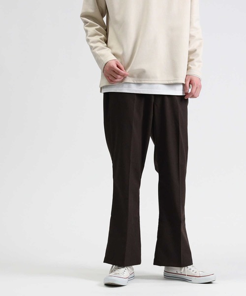 BACK NUMBER(バックナンバー)の「【BACK NUMBER】TRフレアトラウザーイージーパンツ(その他パンツ・メンズ・ブラック/ブラウン・S/M/L)」の1枚目の写真