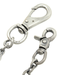 amp japan（アンプジャパン）の「ブラス ウォレットチェーン シルバー