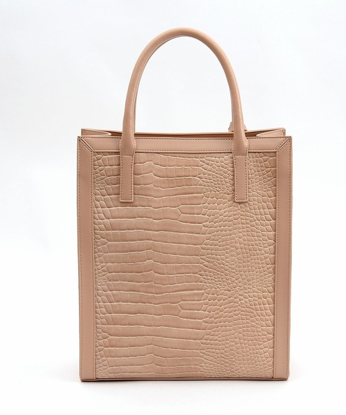 SMIR NASLI（サミールナスリ）の「フレーム2WAYトートバッグ/A4対応（トートバッグ・レディース・ライトグレー/ブラック/ライトベージュ・9）」の11枚目の写真