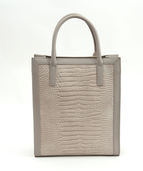 SMIR NASLI（サミールナスリ）の「フレーム2WAYトートバッグ/A4対応（トートバッグ・レディース・ライトグレー/ブラック/ライトベージュ・9）」の16枚目の写真