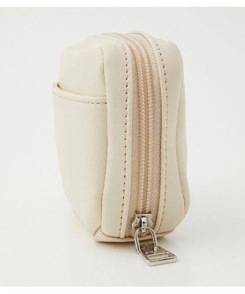 AZUL by moussy(アズールバイマウジー)の「MINI SQUARE POUCH/ミニスクエアポーチ(ポーチ・レディース・イエロー/アイボリー/ブラック・FREE)」の8枚目の写真