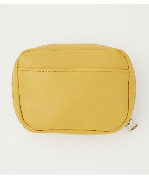 AZUL by moussy(アズールバイマウジー)の「MINI SQUARE POUCH/ミニスクエアポーチ(ポーチ・レディース・イエロー/アイボリー/ブラック・FREE)」の17枚目の写真