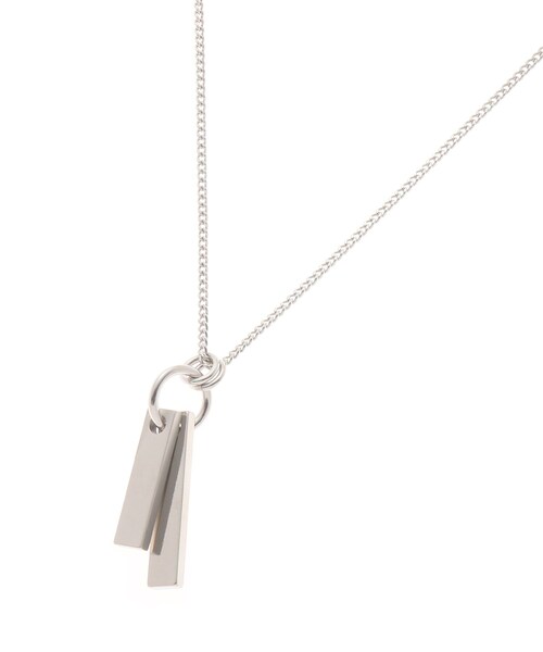 tk.TAKEO KIKUCHI（ティーケータケオキクチ）の「◆ダブルバーネックレス（ネックレス・メンズ・シルバー/ゴールド/シルバー系・00）」の14枚目の写真