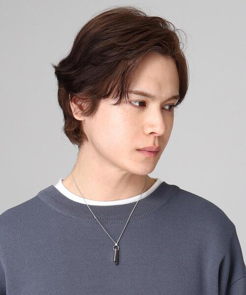 tk.TAKEO KIKUCHI（ティーケータケオキクチ）の「◆ダブルバーネックレス（ネックレス・メンズ・シルバー/ゴールド/シルバー系・00）」の17枚目の写真