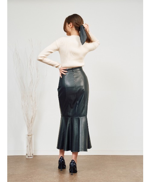 Darich（ダーリッチ）の「マーメイドレザースカート（スカート）」 - WEAR