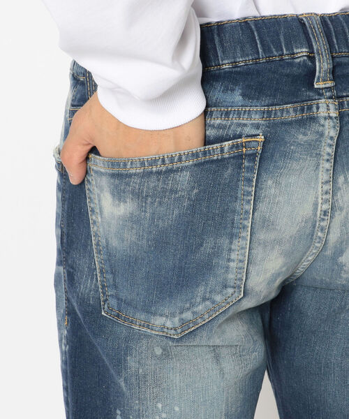 surt（サート）の「SURT/サート/BREACHED DENIM/ブリーチデニム（デニムパンツ・メンズ・ブルー・SMALL/MEDIUM/X-LARGE/X-SMALL/LARGE）」の14枚目の写真
