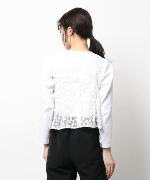 flower（フラワー）の「ビューティフルブルームビスチェ（ベスト・レディース・ホワイト・FREE）」の3枚目の写真