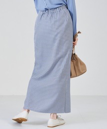 acro | チェックスリットタイトスカート/AC1340(スカート)