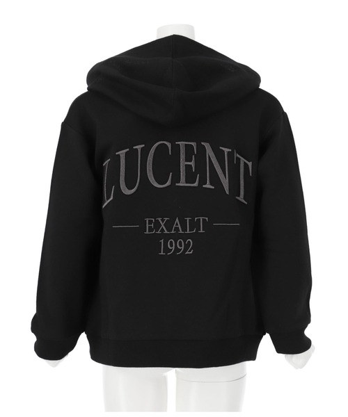 ANAP kids(アナップキッズ)の「バック刺繍ミニ裏毛パーカー(パーカー・キッズ・ベージュ/ブラック/モスグリーン・110cm/120cm/130cm)」の1枚目の写真