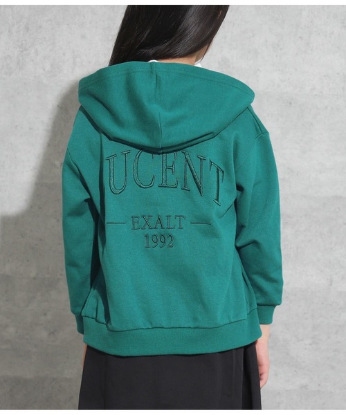 ANAP kids(アナップキッズ)の「バック刺繍ミニ裏毛パーカー(パーカー・キッズ・ベージュ/ブラック/モスグリーン・110cm/120cm/130cm)」の5枚目の写真