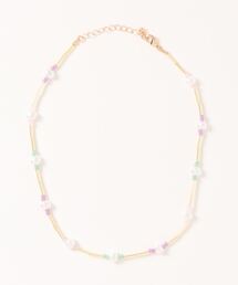 Green　Parks | 竹ビーズ×パールネックレス(ネックレス)