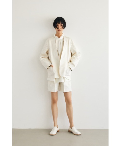 M_（エムアンダーバー）の「【M_】STRIPE ジャケット（ノー