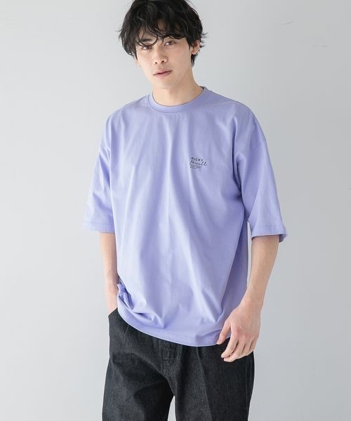 LOWRYS FARM(ローリーズファーム)の「リッキーフォトコラボTシャツ 275513(Tシャツ/カットソー・メンズ・グリーン/ブラック/オフホワイト/パープル・MEDIUM/LARGE)」の12枚目の写真