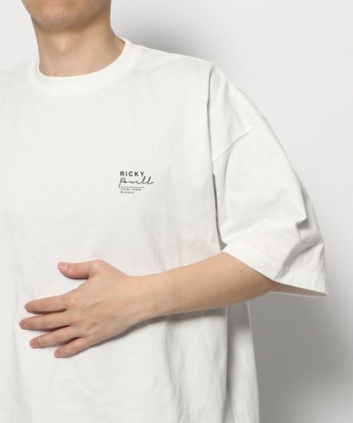 LOWRYS FARM(ローリーズファーム)の「リッキーフォトコラボTシャツ 275513(Tシャツ/カットソー・メンズ・グリーン/ブラック/オフホワイト/パープル・MEDIUM/LARGE)」の16枚目の写真