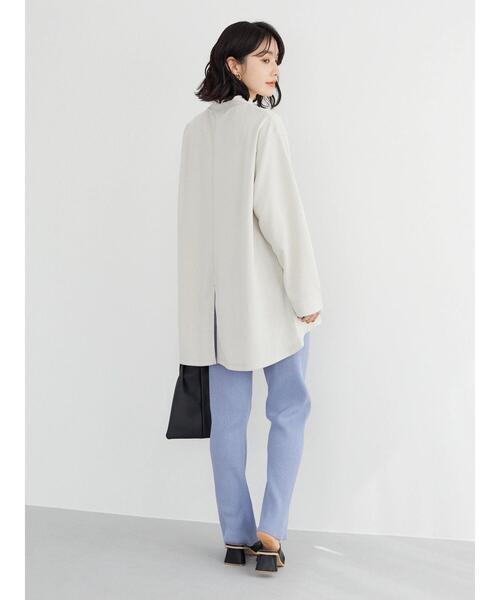 Green　Parks（グリーンパークス）の「・SUGAR SPOON リブニットセンターシームパンツ＊（その他パンツ・レディース・ブラック/ベージュ/ライトカーキ/ブルー・FREE）」の17枚目の写真