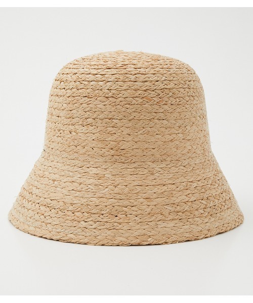 AZUL by moussy(アズールバイマウジー)の「RAFFIA BUCKET HAT/ラフィアバケットハット(ハット・レディース・ベージュ/ブラック・FREE)」の14枚目の写真