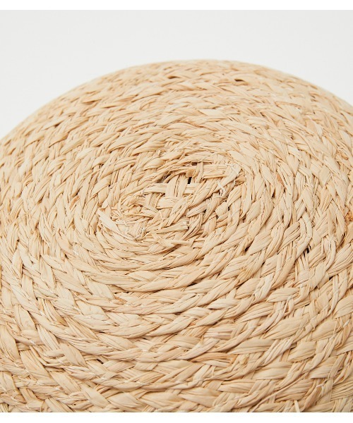 AZUL by moussy(アズールバイマウジー)の「RAFFIA BUCKET HAT/ラフィアバケットハット(ハット・レディース・ベージュ/ブラック・FREE)」の17枚目の写真