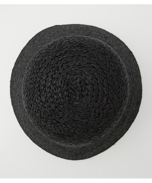 AZUL by moussy(アズールバイマウジー)の「RAFFIA BUCKET HAT/ラフィアバケットハット(ハット・レディース・ベージュ/ブラック・FREE)」の7枚目の写真