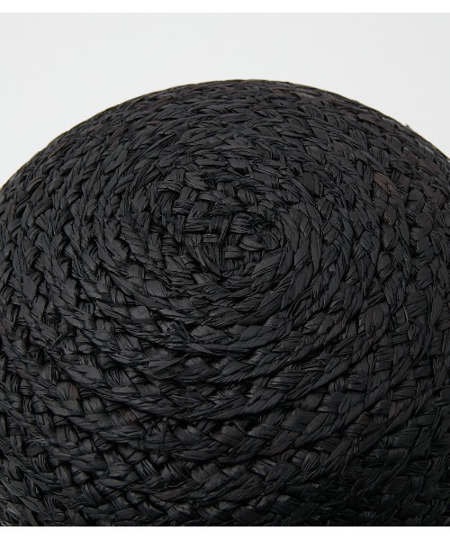 AZUL by moussy(アズールバイマウジー)の「RAFFIA BUCKET HAT/ラフィアバケットハット(ハット・レディース・ベージュ/ブラック・FREE)」の9枚目の写真