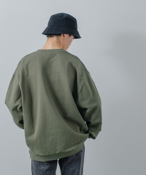 SIDEWAY STANCE（サイドウェイスタンス）の「【SIDEWAY STANCE】スウェットクルーネック プリント オーバーサイズ トレーナー（スウェット・メンズ・グレー系その他/グリーン系その他2/ブラック系その他/グレー系その他2/グリーン系その他/ブルー系その他/ブラック系その他2/ブルー系その他2・LARGE/MEDIUM/X-LARGE）」の10枚目の写真