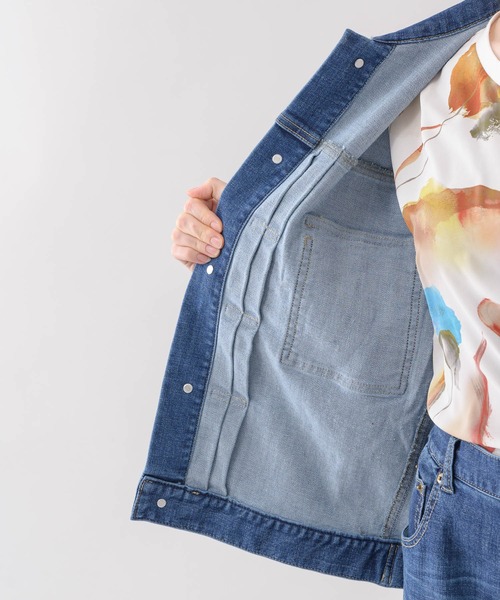 Paradise Picnic（パラダイスピクニック）の「CYAN ワイドスリーブリプリーブジャケット（デニムジャケット・レディース・ブルー・FREE）」の10枚目の写真