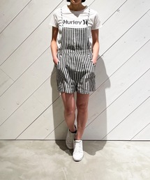 W OLLIE OVERALLS ハーレーレディースオーバーオール ストライプ