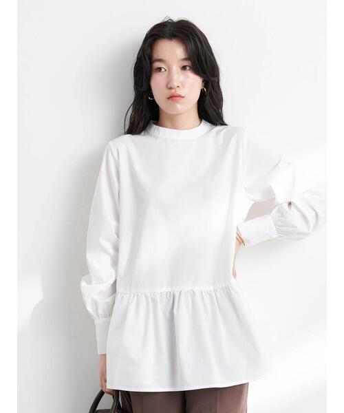 earth music&ecology（アースミュージックアンドエコロジー）の「SET2点 透かしベスト+チュニックブラウス（シャツ/ブラウス・レディース・オレンジ/ミント/ホワイト系その他2・FREE）」の8枚目の写真