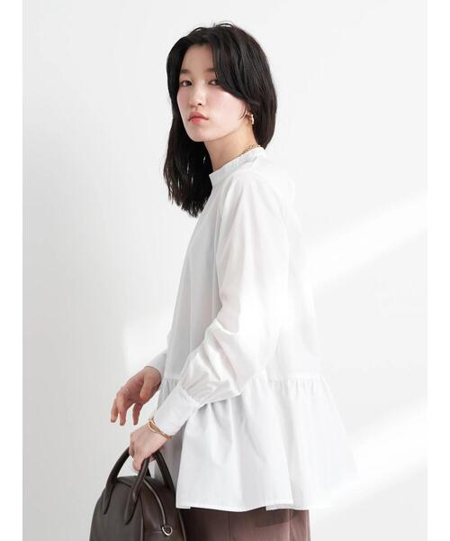 earth music&ecology（アースミュージックアンドエコロジー）の「SET2点 透かしベスト+チュニックブラウス（シャツ/ブラウス・レディース・オレンジ/ミント/ホワイト系その他2・FREE）」の9枚目の写真