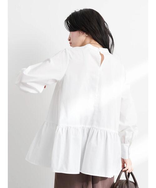 earth music&ecology（アースミュージックアンドエコロジー）の「SET2点 透かしベスト+チュニックブラウス（シャツ/ブラウス・レディース・オレンジ/ミント/ホワイト系その他2・FREE）」の10枚目の写真