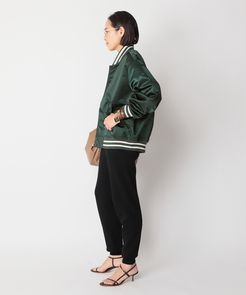 AP STUDIO（エーピーストゥディオ）の「SCENTOF アワードジャケット（スタジャン・レディース・ネイビー・FREE）」の5枚目の写真