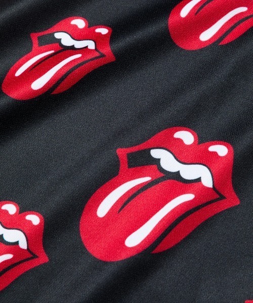 RAWLIFE(ロウライフ)の「BACK SPIN!/バックスピン!【RollingStones/ローリングストーンズ】Red Lick Pattern POLO SHIRT(ポロシャツ・メンズ・ブラック/ホワイト・SMALL/LARGE/X-LARGE/MEDIUM)」の9枚目の写真