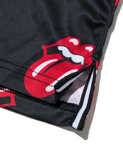 RAWLIFE(ロウライフ)の「BACK SPIN!/バックスピン!【RollingStones/ローリングストーンズ】Red Lick Pattern POLO SHIRT(ポロシャツ・メンズ・ブラック/ホワイト・SMALL/LARGE/X-LARGE/MEDIUM)」の10枚目の写真