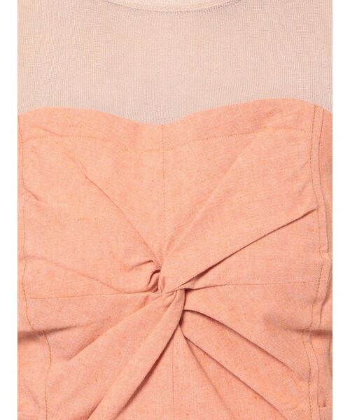 LAGUNAMOON（ラグナムーン）の「カラーステッチドッキングツイストワンピース（ワンピース・レディース・ブラック/オレンジ/グリーン・SMALL/MEDIUM）」の20枚目の写真