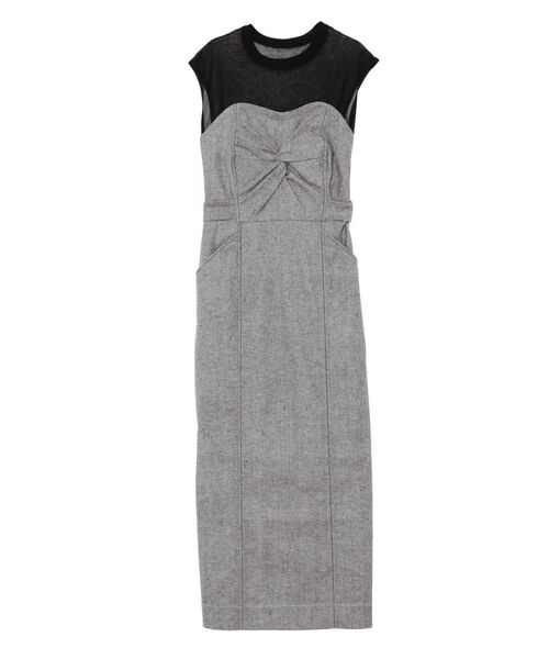 LAGUNAMOON（ラグナムーン）の「カラーステッチドッキングツイストワンピース（ワンピース・レディース・ブラック/オレンジ/グリーン・SMALL/MEDIUM）」の11枚目の写真