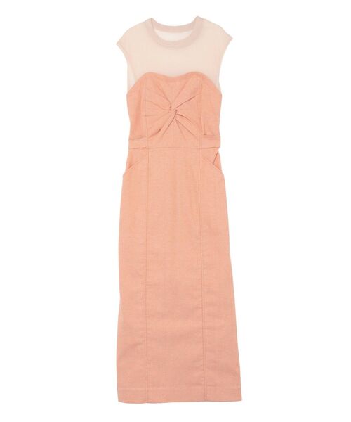 LAGUNAMOON（ラグナムーン）の「カラーステッチドッキングツイストワンピース（ワンピース・レディース・ブラック/オレンジ/グリーン・SMALL/MEDIUM）」の15枚目の写真