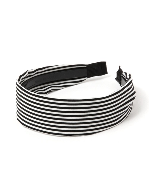 ALAND（エーランド）の「3.3Field Trip／STRIPEヘアバンド 2279045（カチューシャ・レディース・ブラック/ベージュ・FREE）」の2枚目の写真