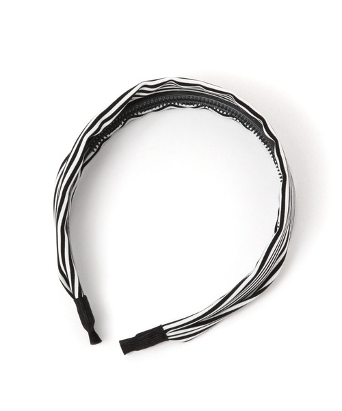 ALAND（エーランド）の「3.3Field Trip／STRIPEヘアバンド 2279045（カチューシャ・レディース・ブラック/ベージュ・FREE）」の3枚目の写真