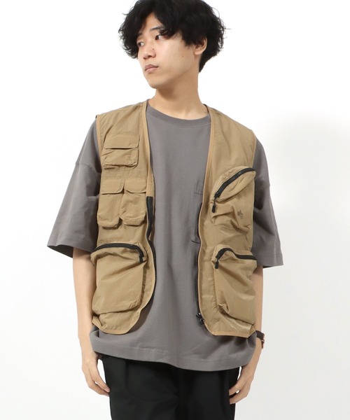 LOGOS(ロゴス)の「LOGOS/ロゴス 多機能 フィッシング アウトドアベスト(ベスト・メンズ・ネイビー/グリーン/キャメル・LL/M/L)」の22枚目の写真