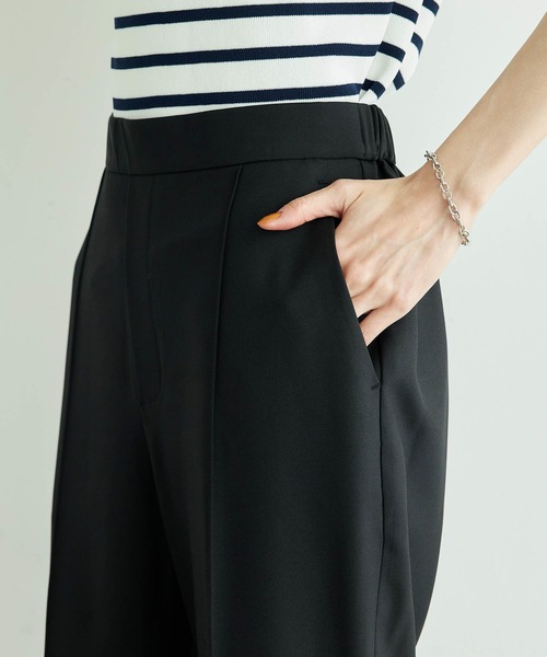 ROPE' PICNIC（ロペピクニック）の「【ラク美】ファスナースリットカラーパンツ（スラックス・レディース・ブルー/ブラック/グリーン/ベージュ/ピンク系その他2・38/36/40）」の18枚目の写真