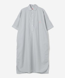 DANTON | コットンポプリン プルオーバーシャツワンピース WOMEN