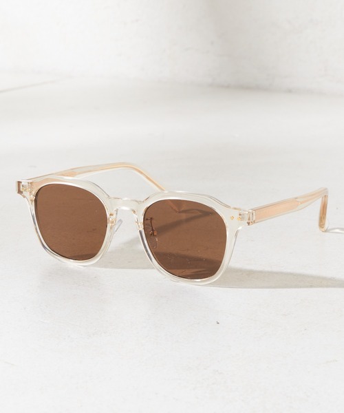Chico(チコ)の「クリアフレームサングラス(サングラス・レディース・ベージュ/ピンク/クリア/ライトベージュ・FREE)」の12枚目の写真