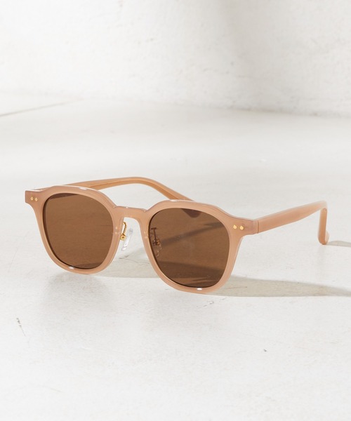 Chico(チコ)の「クリアフレームサングラス(サングラス・レディース・ベージュ/ピンク/クリア/ライトベージュ・FREE)」の14枚目の写真