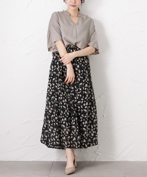 NAVY（ネイビー）の「インドレーヨン ドルマンブラウス（シャツ/ブラウス・レディース・グレー/カーキ・フリー）」の5枚目の写真