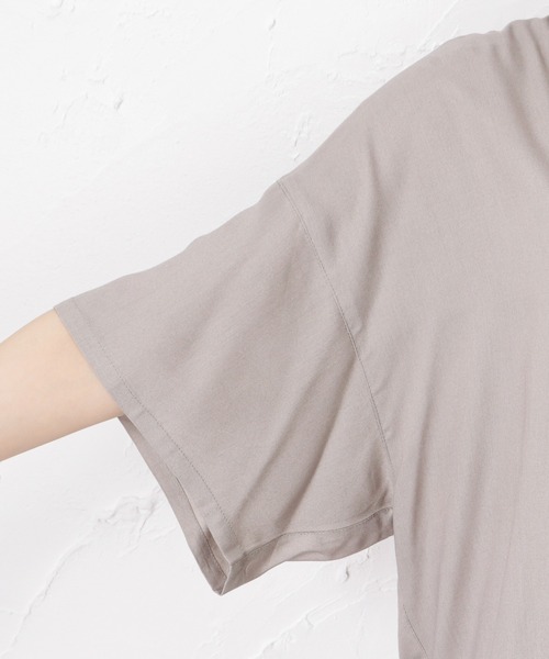 NAVY（ネイビー）の「インドレーヨン ドルマンブラウス（シャツ/ブラウス・レディース・グレー/カーキ・フリー）」の12枚目の写真
