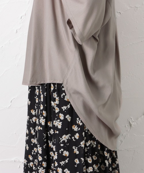 NAVY（ネイビー）の「インドレーヨン ドルマンブラウス（シャツ/ブラウス・レディース・グレー/カーキ・フリー）」の14枚目の写真