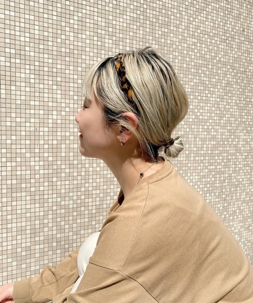 Me%（ミィパーセント）の「ツイストカチューシャ（カチューシャ・レディース・ブラウン/ベージュ・FREE）」の14枚目の写真