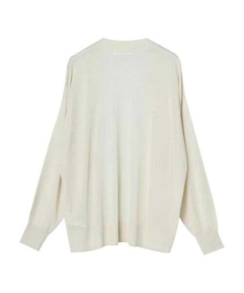 Green　Parks（グリーンパークス）の「接触冷感 ゆったりカーデ（カーディガン/ボレロ・レディース・ライトグレー/ブラック/グリーン/アイボリー・FREE）」の14枚目の写真